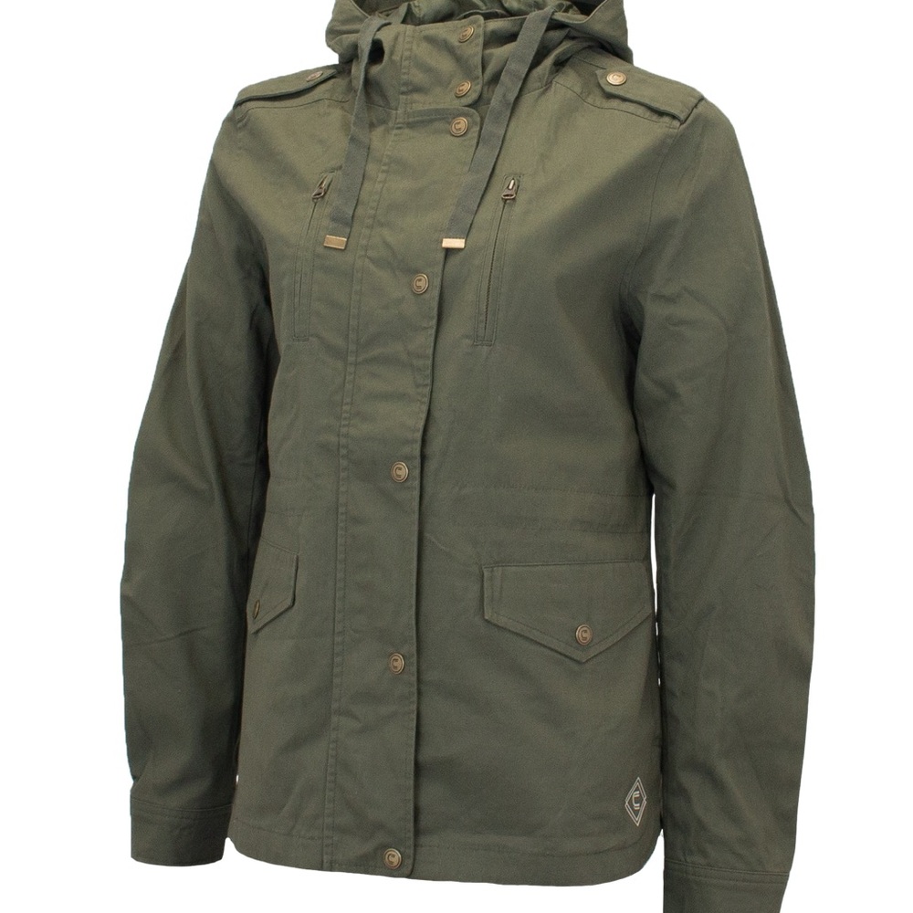Olive Green Women's Girls with Guns GWG Hooded Jacket
